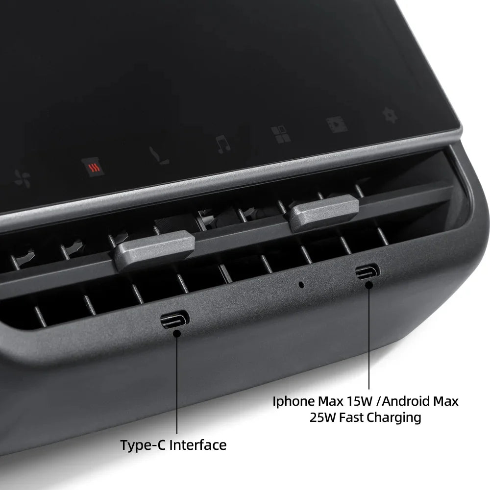 Tesla Satonic 8,66 Inch scherm achterin, rear entertainment scherm