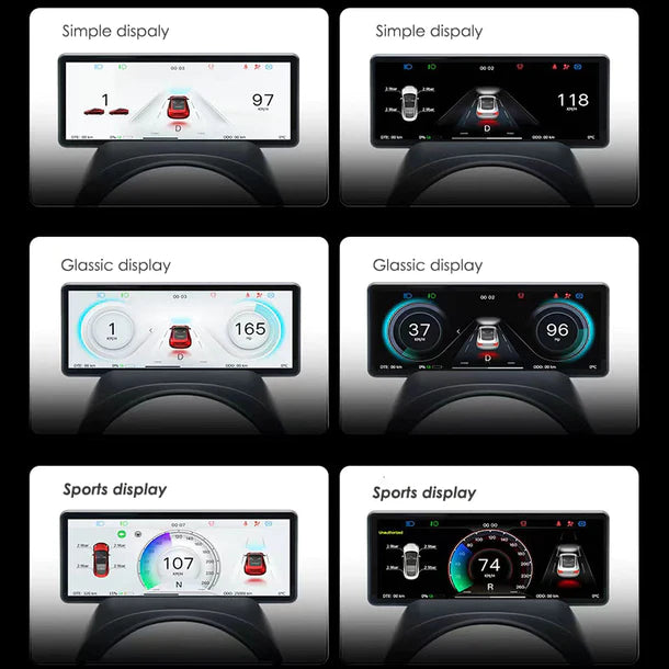 6.9" Inch Draadloos CarPlay, Android auto tellerunit voor Model Y