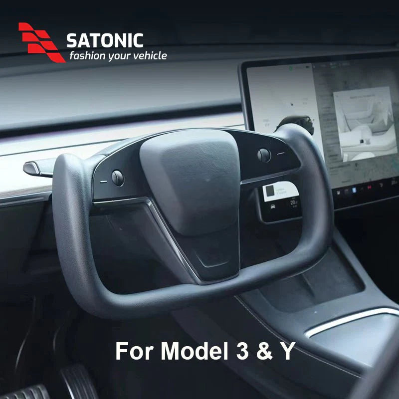 SATONIC Yoke Stuurwiel voor Model 3 & Y 370mm