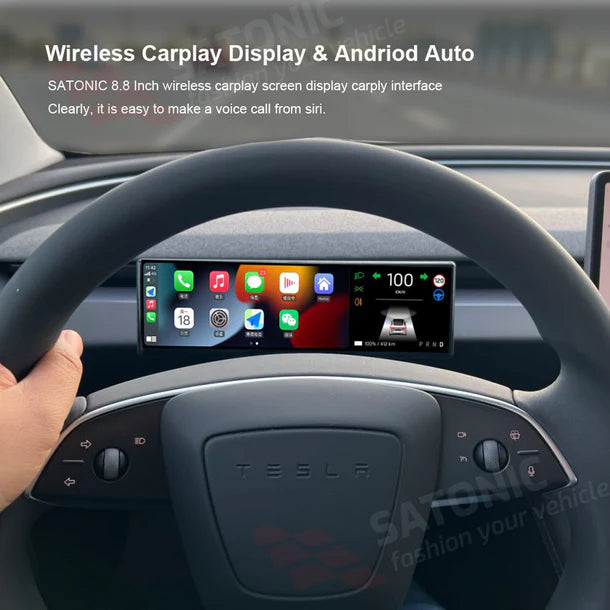 8,8 inch widescreen dashboard voor Tesla model Y met camera