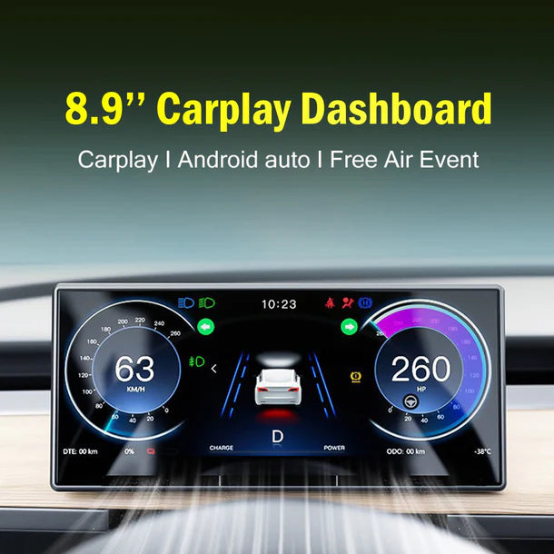 8.9" Inch Carplay Android scherm cockpit voor Tesla model y