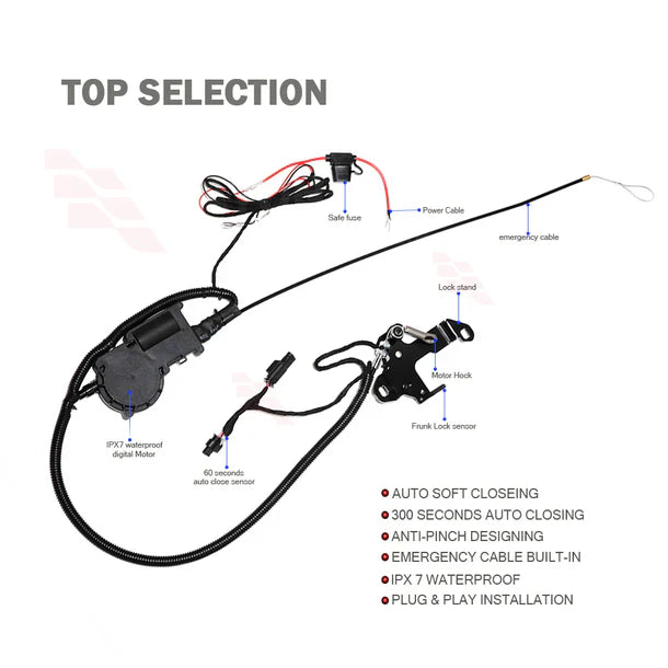 2de kans Softclose  frunk voor Tesla Model 3 highland